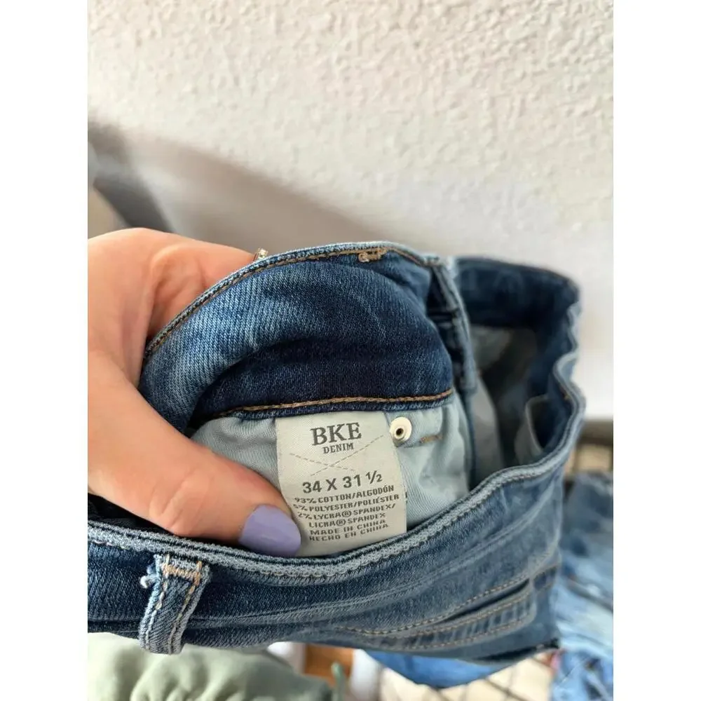 BKE Gabby Curvy Fit High Rise Tailored Bootcut Jeans size 34 x 31.5 - Picture 4 of 4